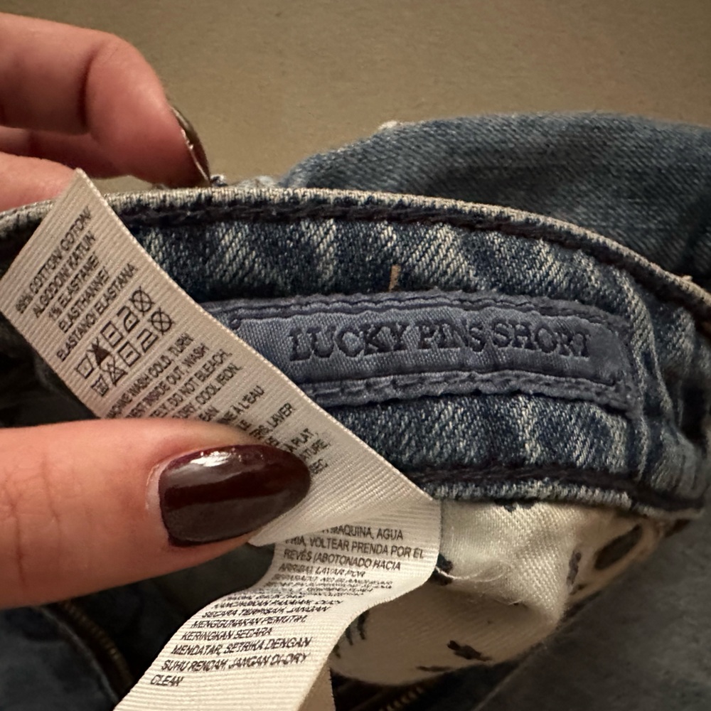 Lucky High Rise Jean Shorts - Picture 6 of 6